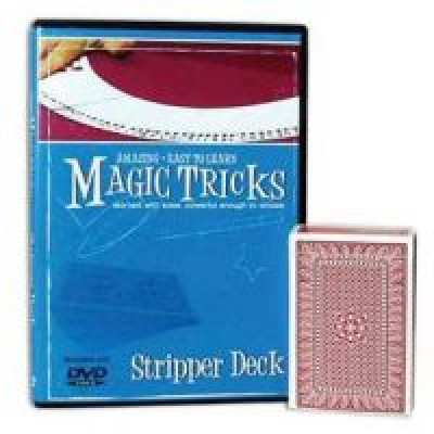 Купить Невероятные фокусы с колодой stripper | Amazing Easy To Learn Magic Tricks- Stripper Deck