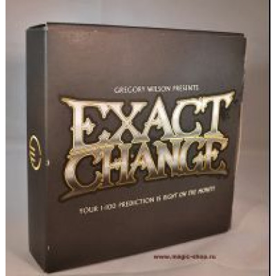 Купить Exact Change by Gregory Wilson (DVD and Gimmick)