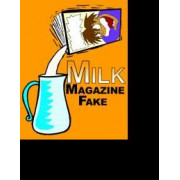 Вкладка в журнал для фокуса с молоком | Milk Magazine Fake