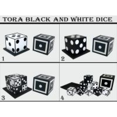 Купить Кубик меняет цвет | Tora Black and White Dice