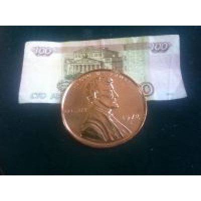 Купить Большая монета английский пени. | Jumbo coin