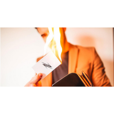 Бумажник с огнем для визиток | PiroWallet 