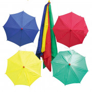Появление 4 зонтов из платков