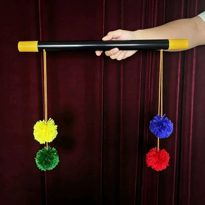 Купить Комедийный  фокус с  волшебной палочкой и веревочками | Pom Pom Pole