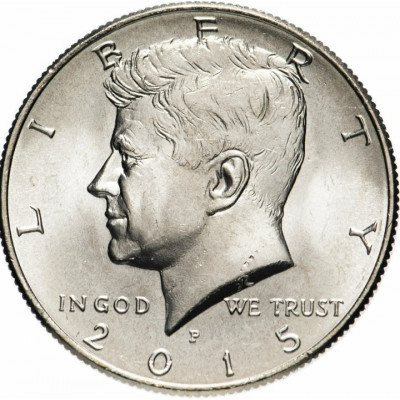Монета 50 центов США для манипуляции