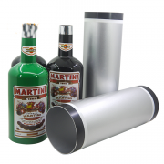Размножающиеся цветные бутылки Martini 10 штук.