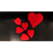 Набор поролоновых сердец | Sponge Heart Set (Red) by Goshman